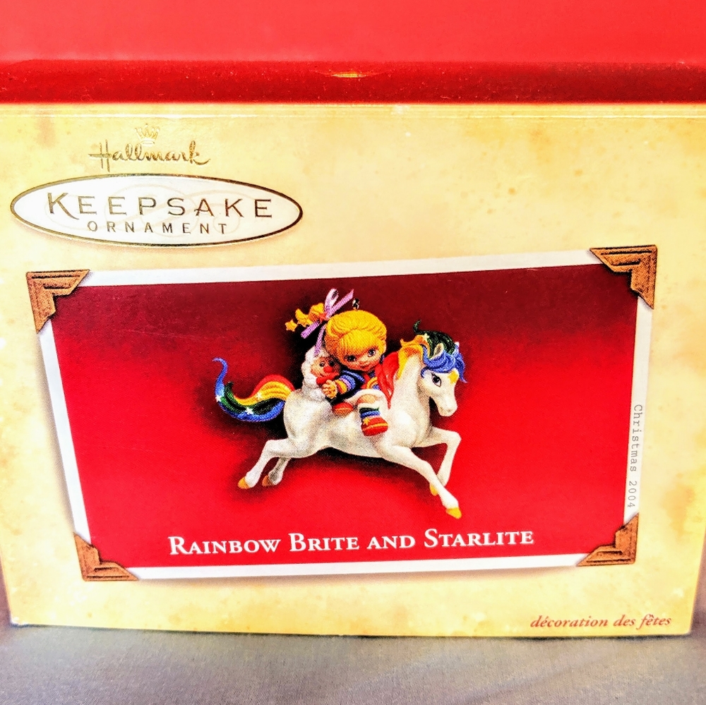Hallmark Ornament - Rainbow Brite and Starlite
